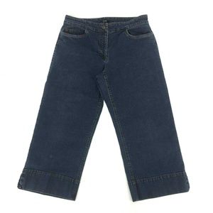 Eileen Fisher Denim Jean Crop Capri Size Small